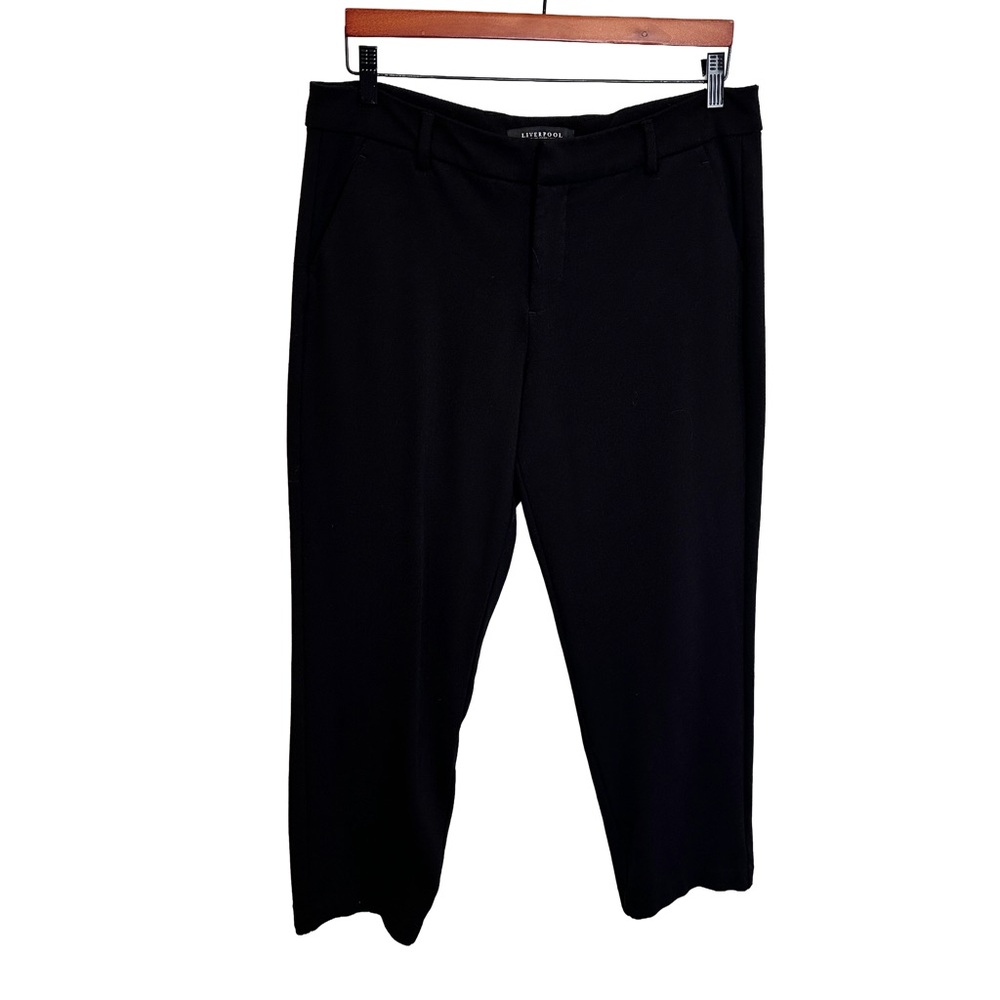 Liverpool Trousers Black High Rise Front‎ & Back Pockets 14